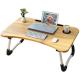 Multifunctional MDF Wooden Foldable Study Table For Bed Tray Home
