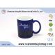 Temperature Colour Changing Ceramic Cup , Travel Blue Magic Mug 11oz