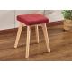 Beech Leg Bedroom Dressing Chair Strong Structure No Smell