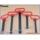 Red head hitch pin 7/8 with R Clip black powder coating for three point accessories
