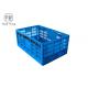 Foldable Collapsible Plastic Crate For Food Industry , Fruit And Vegetable Crates