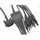 Philips EKG Machine Cable TPU Material With 3.8 Metre Grey Wire CE ISO13485