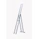 Compact Design Aluminum Extension Ladder 3x11 Easily Carried And Store
