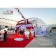 Transparent 250 People Geodestic Tent Outside Party Tent For Carnival with Transparent Color