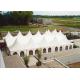 White Outdoor Party Pagoda Tents  PVC Roof  Canopy Wedding Tent Water Proof 6m * 6m