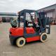 3.0T LPG Forklift Use In Warehouse 3m Mast Solid Tires Dual Fuel Forklift