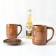 380mL Handmade Wooden Beer Mug Jujube Eco Friendly Coffee Cups