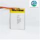 KC Approved IEC62133 653450 3.7V 1000mAh Lithium Ion Li Polymer Battery  Pack 500times Cycle Life