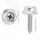 Stainless Steel Screws Marine Grade Boat Canvas Snaps 3/8Socket with Stainless Steel 5/8Screw
