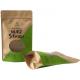 Top quality stand up kraft paper bag with clear window and zipper nuts packaging