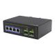 3W IP40 MSG1204P 1000M 100Base-T Fiber PoE Ethernet Switch