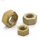 M1.4-M24 Stock Brass Hex Jam Nuts DIN934 Standard Grade A2 For Bicycles