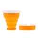 BPA Free Food Grade Silicone Retractable Cup 200ML For Travelling