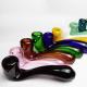Sherlock Shape Glass Hand Pipe For Tobacco 5.5 Inch Length Simple Style