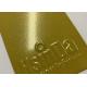 Gold Metallic Bonded Durable Powder Coating Smooth Surface For Metal Furniture