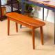 KD Package 100cm Width Mahogany Coffee Tables Retro Round