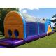 Popular Customized Size Certificated Inflatable Obstacle Course With Cover