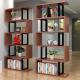 Customized Color Metal And Wood Storage Shelves , Steel And Wood Bookshelf