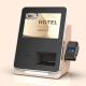 Hotel Desktop Self Check In Machine with Key Card Dispenser and Bluetooth Connectivity