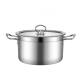 Mirror Polished Stock Pot Induction Soup Pot For Cooking