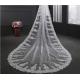 Embroidery Cord lace with Rhinstone  Ivory/White Bridal Veil  Wedding Accessories