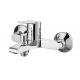 Resist Corrosion Single Lever Bath Shower Mixer Tap With Diverter Hot Cold Water