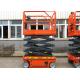 Scissor Lift 5.8m Elevated Work Platform Occupy Tight Space For Aerial Work