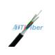 High Strength Fiber Optic Wire OM3 / OM4 With Black MDPE / HDPE Outer Jacket
