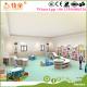 High quality and Luxury International Preschool Kindergarten Reading Room Library Furniture Sets