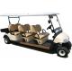 CE Approval Multiple Purpose 6 Seats Electric Golf Cart Club Car With Plastic Cargo Box