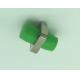 FC APC  fiber opitc adapter simplex singmode  green