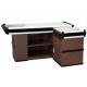 Durable Grocery Store / Supermarket Checkout Counter With Cold Rolled Stainless Steel