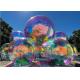 3m 5m Inflatable Lighting Decoration Laser Reflective Rainbow Crystal Bubbles