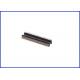Pitch1.27mm male connector Black 48P Double row double plastic Brass material