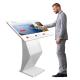 Silver Floor Standing Digital Signage with Response Time 8ms