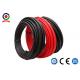 100metre Tuv Solar Panel Pv Cable Dc Rated 4mm² Connector Crimp Wire Red Black