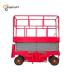 PLC Control Mobile Scissor Lift Portable Lift Table 2.5mx1.5m