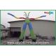 Inflatable Wacky Waving Tube Man Custom Inflatable Advertising Air Dancer / Wave Man With Two Legs