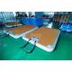 Outdoor Inflatable Swim Island Floating Raft, Inflatable Floating Water Jet Ski Dock Floats Platform With Ladder