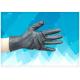 Anti Skid Isposable Plastic Gloves Curved Finger Textured Surface Sterility Maintain