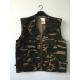 Mens classic vest, waistcoat, camo vest in T/C 80/20 fabric, 030M camouflage vest, S-3XL