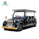 China best seller vintage metal car model with 12 seater New model antique electric cars with pu seat