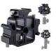 Triple Hot Shoe Mount Camera AdjustableFlash Bracket for Speedlight Led Lights LED Monitors Microphones Studio Flash