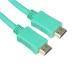 HDMI Cables, AM to AM 1.4, Supports Ethernet, Gold-plated, Blue PVC Molding