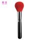 Red Goat Hair Loose Powder Makeup Brush In Private Label Birch Wood Handle