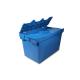 Large Logistic Packaging Moving Tote Box Plastic Nestable Stackable Storage Bin With Lid