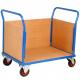 Substantial Timber Panel Trolley 500KG Platform Cart With Sides