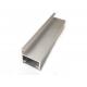 Smooth Aluminium Door Profiles for Glass Door Silver Anodized High Hardness Of Paint Film