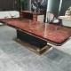 Custom Burl Piano Lacquer Modern Dining Table Luxury Dining Room Home Furniture
