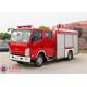 Wheelbase 4475mm Gas Supply Fire Truck 570L/Min Flow 4×1000W Lamp Power
